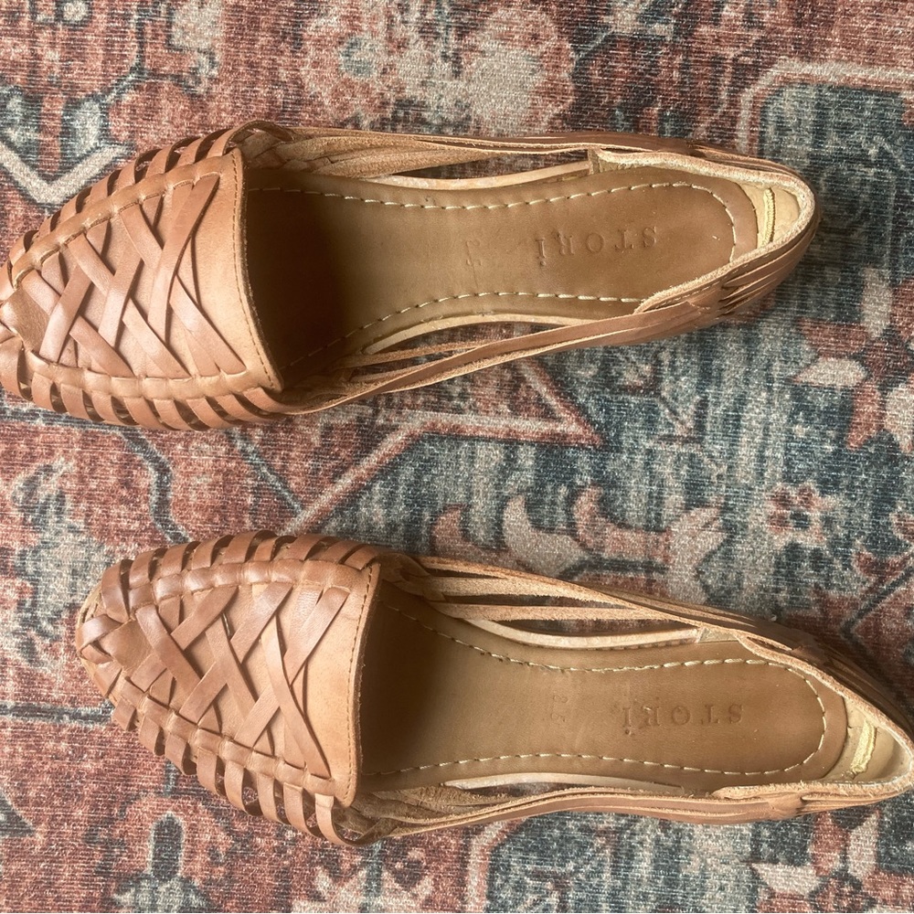 Handmade Stori shoes.